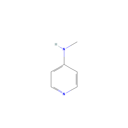 N-Methyl-4-pyridinamine (CAS: 1121-58-0) - Chemical Structure and Molecular Formula 