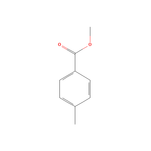 Methyl 4-methylbenzoate (CAS: 99-75-2) - Chemical Structure and Molecular Formula 