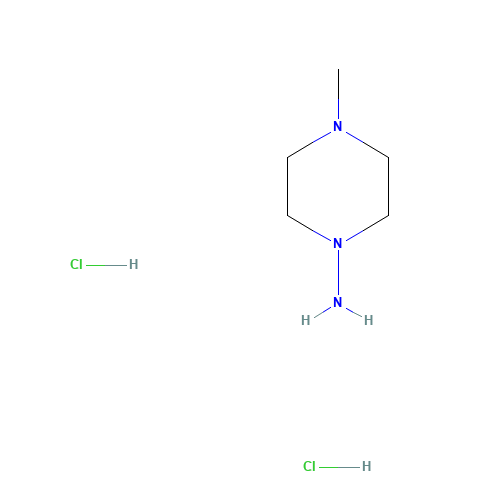 1-AMINO-4-METHYLPIPERAZINE DIHYDROCHLORIDE MONOHYDRATE (CAS: 40675-60-3) - Chemical Structure and Molecular Formula 