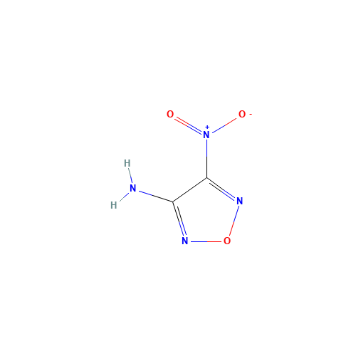 4-AMINO-5-NITROFURAZANE (CAS: 66328-69-6) - Chemical Structure and Molecular Formula 