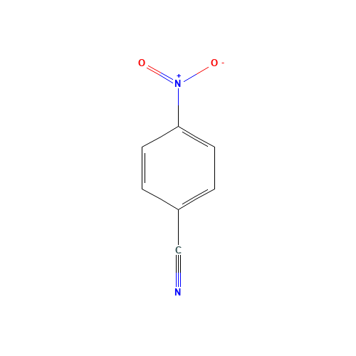 4-Nitrobenzonitrile (CAS: 619-72-7) - Chemical Structure and Molecular Formula 