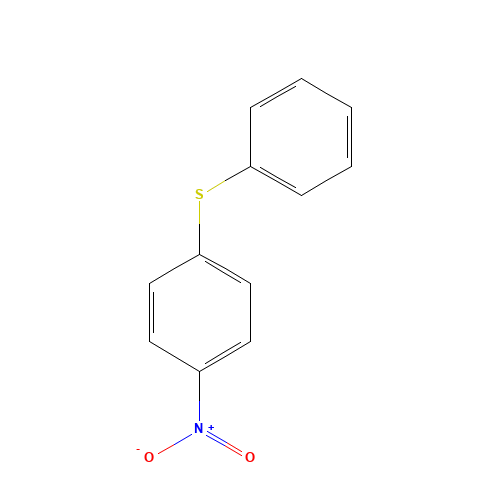 4-NITROPHENYL PHENYL SULFIDE (CAS: 952-97-6) - Chemical Structure and Molecular Formula 