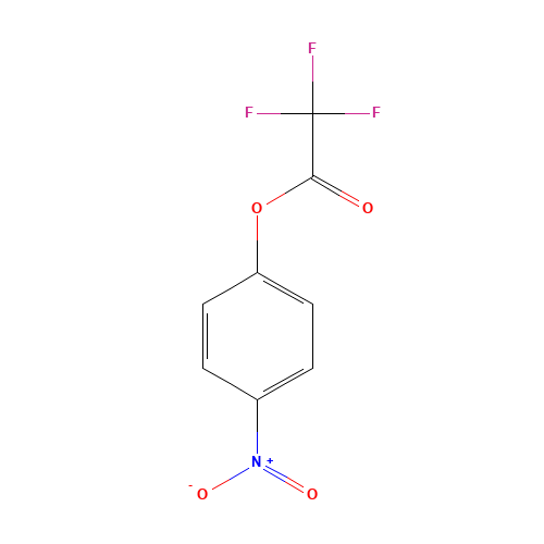 4-NITROPHENYL TRIFLUOROACETATE (CAS: 658-78-6) - Chemical Structure and Molecular Formula 