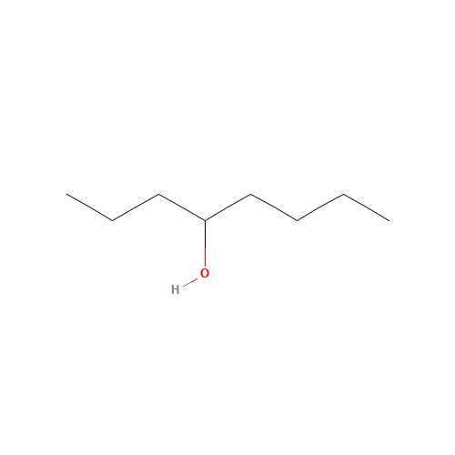 4-OCTANOL (CAS: 589-62-8) - Chemical Structure and Molecular Formula 