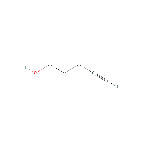 4-Pentyn-1-ol (CAS: 5390-04-5) - Chemical Structure and Molecular Formula 