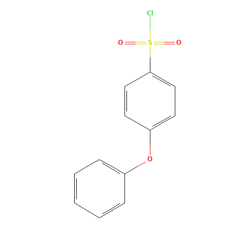 4-PHENOXYBENZENESULFONYL CHLORIDE (CAS: 1623-92-3) - Chemical Structure and Molecular Formula 