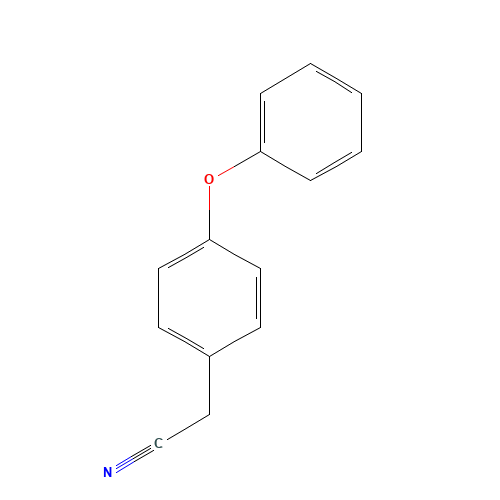 4-Phenoxyphenylacetonitrile (CAS: 92163-15-0) - Chemical Structure and Molecular Formula 