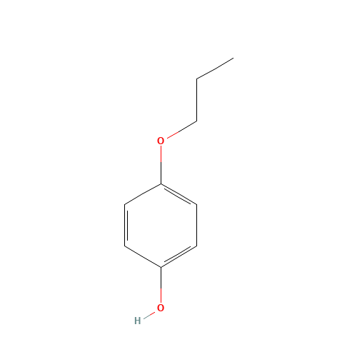 4-Propoxyphenol (CAS: 18979-50-5) - Chemical Structure and Molecular Formula 