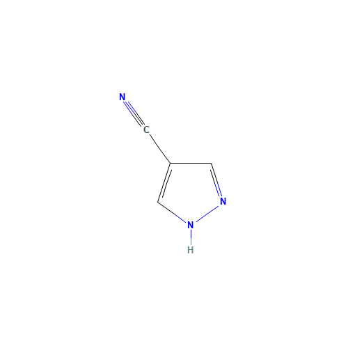 4-CYANOPYRAZOLE (CAS: 31108-57-3) - Chemical Structure and Molecular Formula 