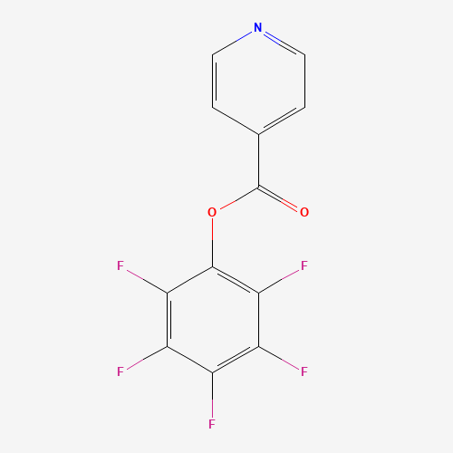 PYRIDINE-4-CARBOXYLIC ACID PENTAFLUOROPHENYL ESTER chemical structure PYRIDINE-4-CARBOXYLIC ACID PENTAFLUOROPHENYL ESTER (CAS: 360574-34-1) - Chemical Structure and Molecular Formula