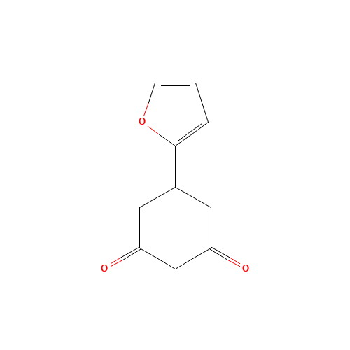 5-(2-FURYL)-1,3-CYCLOHEXANEDIONE (CAS: 1774-11-4) - Chemical Structure and Molecular Formula 