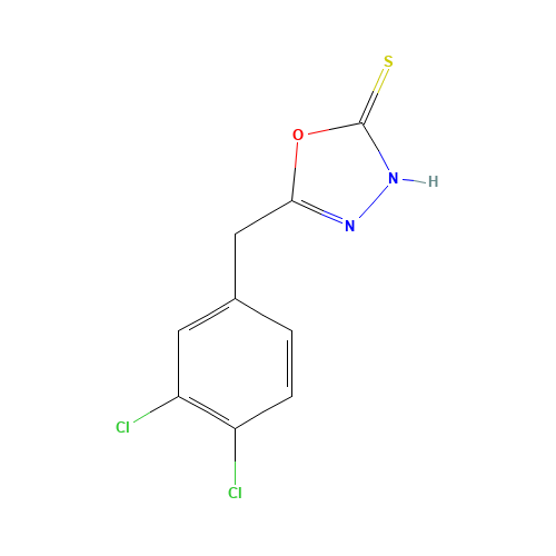 5-(3,4-DICHLOROBENZYL)-1,3,4-OXADIAZOLE-2-THIOL (CAS: 306936-93-6) - Related Chemical Product