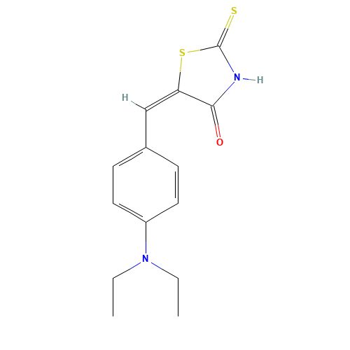 5-(4-DIETHYLAMINOBENZYLIDENE)RHODANINE (CAS: 35778-58-6) - Related Chemical Product