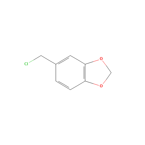 Piperonyl chloride (CAS: 20850-43-5) - Chemical Structure and Molecular Formula 