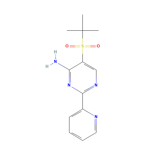 5-(TERT-BUTYLSULFONYL)-2-(2-PYRIDYL)PYRIMIDIN-4-AMINE (CAS: 175202-19-4) - Related Chemical Product