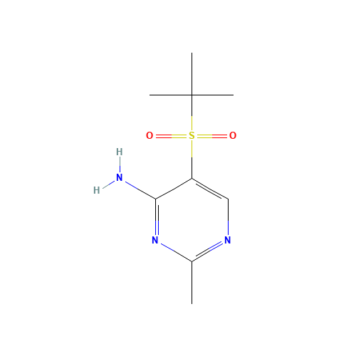 5-(TERT-BUTYLSULFONYL)-2-METHYLPYRIMIDIN-4-AMINE (CAS: 175201-85-1) - Related Chemical Product