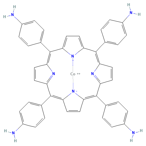 5,10,15,20-Tetrakis-(4-aminophenyl)-porphyrin-Co-(II) (CAS: 67201-98-3) - Related Chemical Product