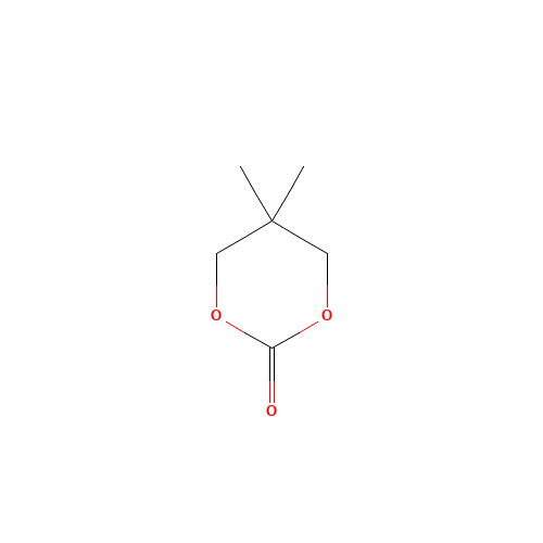 5,5-DIMETHYL-1,3-DIOXAN-2-ONE (CAS: 3592-12-9) - Chemical Structure and Molecular Formula 