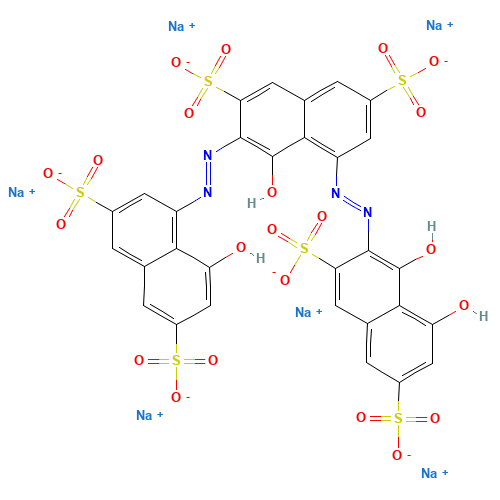 CALCICHROME (CAS: 3810-39-7) - Chemical Structure and Molecular Formula 