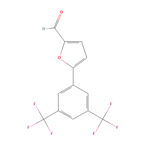 5-[3,5-BIS(TRIFLUOROMETHYL)PHENYL]-2-FURALDEHYDE (CAS: 256658-04-5) - Related Chemical Product