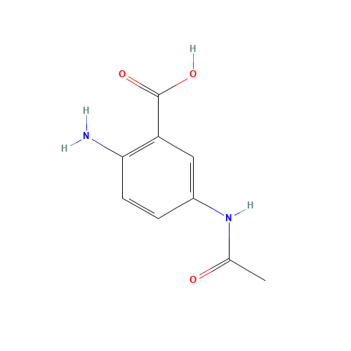 5-Acetamidoanthranilic acid (CAS: 50670-83-2) - Chemical Structure and Molecular Formula 