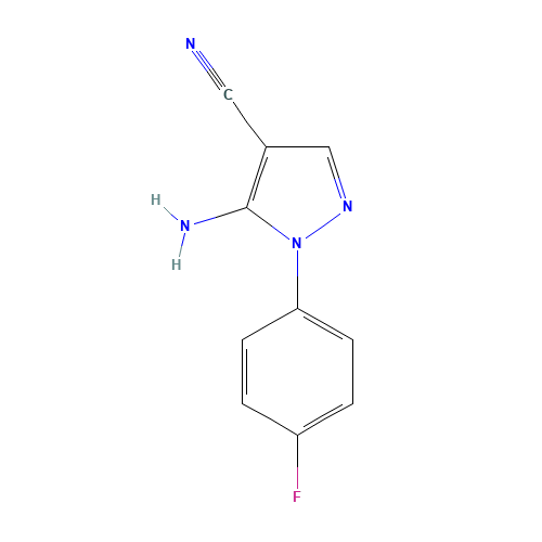 5-AMINO-4-CYANO-1-(4-FLUOROPHENYL)PYRAZOLE (CAS: 51516-70-2) - Related Chemical Product