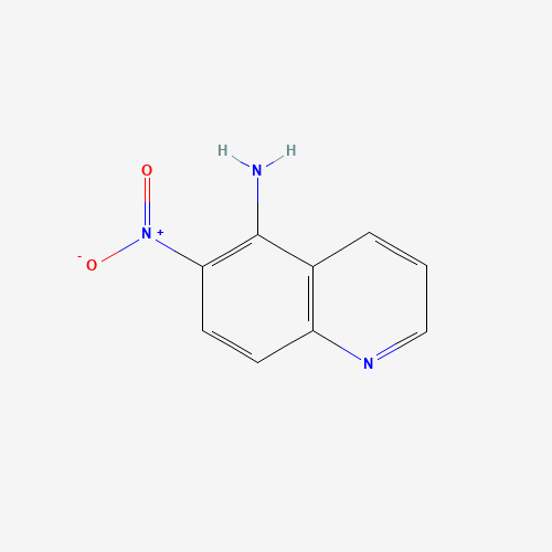 5-Amino-6-nitroquinoline (CAS: 35975-00-9) - Chemical Structure and Molecular Formula 