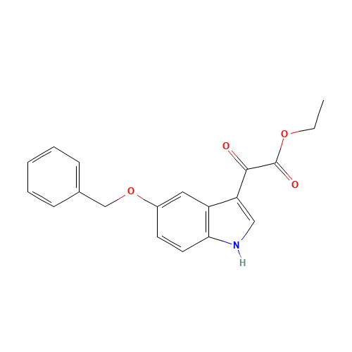 5-BENZYLOXYINDOLE-3-GLYOXYLIC ACID ETHYL ESTER (CAS: 75238-44-7) - Related Chemical Product
