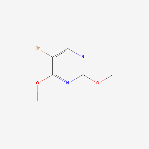5-BROMO-2,4-DIMETHOXYPYRIMIDINE (CAS: 56686-16-9) - Chemical Structure and Molecular Formula 