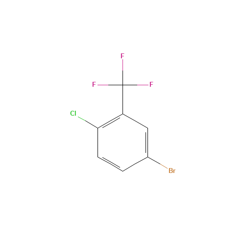 5-Bromo-2-chlorobenzotrifluoride (CAS: 445-01-2) - Chemical Structure and Molecular Formula 