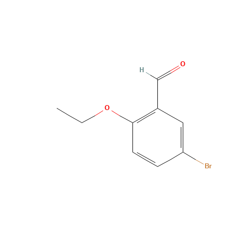 5-BROMO-2-ETHOXYBENZALDEHYDE (CAS: 79636-94-5) - Chemical Structure and Molecular Formula 