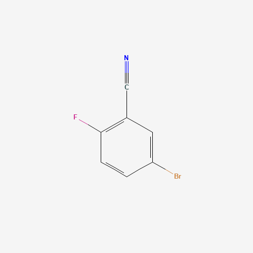 5-Bromo-2-fluorobenzonitrile (CAS: 179897-89-3) - Chemical Structure and Molecular Formula 