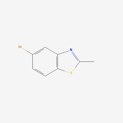 5-BROMO-2-METHYLBENZOTHIAZOLE (CAS: 63837-11-6) - Chemical Structure and Molecular Formula 