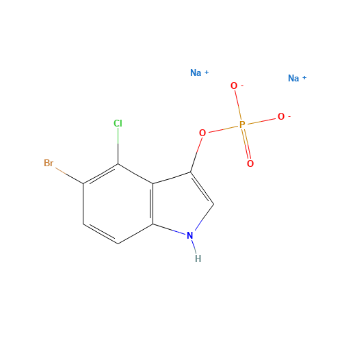 5-BROMO-4-CHLORO-3-INDOLYL PHOSPHATE DISODIUM SALT (CAS: 102185-33-1) - Related Chemical Product