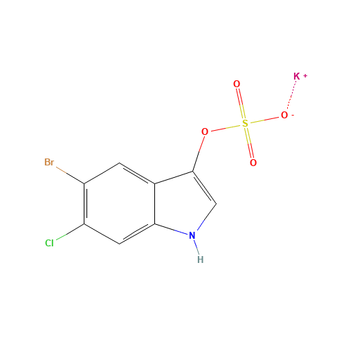 5-Bromo-6-chloro-3-indolyl sulfate potassium salt hydrate (CAS: 6581-24-4) - Related Chemical Product