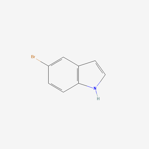 5-Bromoindole (CAS: 10075-50-0) - Chemical Structure and Molecular Formula 
