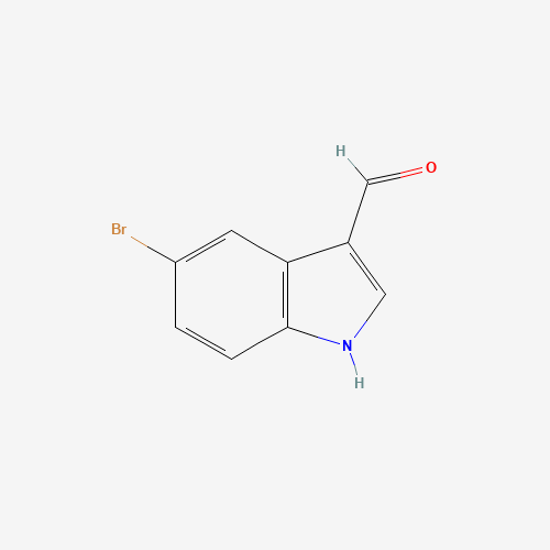 5-Bromoindole-3-carboxaldehyde (CAS: 877-03-2) - Chemical Structure and Molecular Formula 