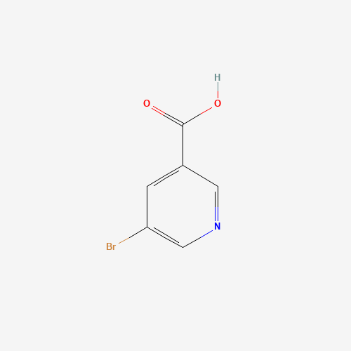 5-Bromonicotinic acid (CAS: 20826-04-4) - Chemical Structure and Molecular Formula 