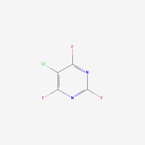 5-Chloro-2,4,6-trifluoropyrimidine (CAS: 697-83-6) - Chemical Structure and Molecular Formula 