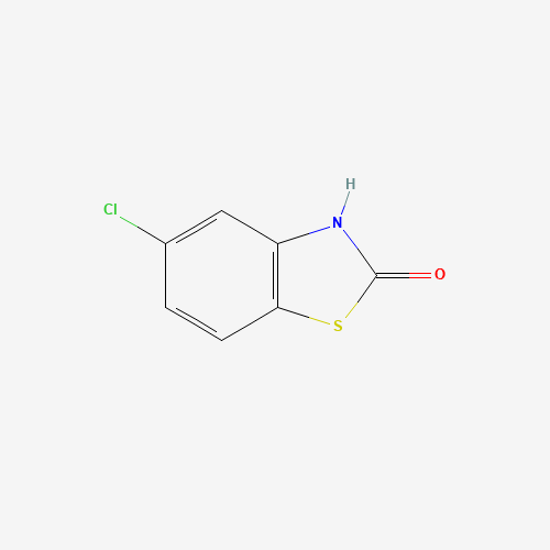 5-CHLORO-2-BENZOTHIAZOLINONE (CAS: 20600-44-6) - Chemical Structure and Molecular Formula 