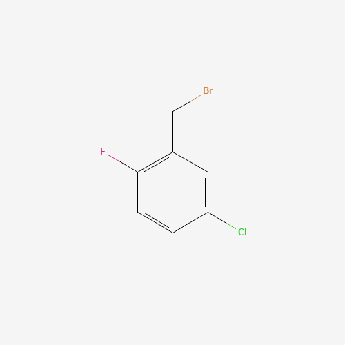 5-Chloro-2-fluorobenzyl bromide (CAS: 71916-91-1) - Chemical Structure and Molecular Formula 