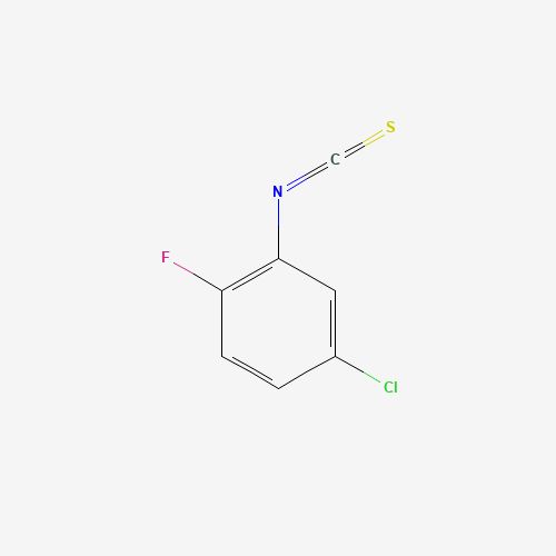 5-CHLORO-2-FLUOROPHENYL ISOTHIOCYANATE (CAS: 247170-25-8) - Chemical Structure and Molecular Formula 