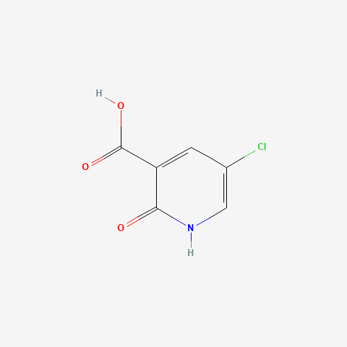 5-Chloro-2-hydroxynicotinic acid (CAS: 38076-80-1) - Chemical Structure and Molecular Formula 