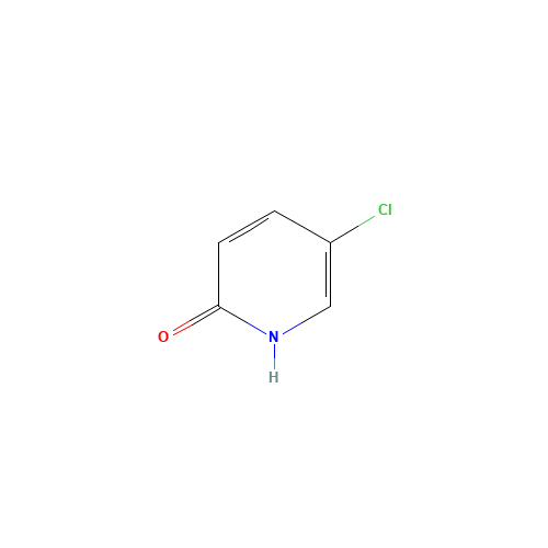 5-CHLORO-2-HYDROXYPYRIDINE (CAS: 4214-79-3) - Chemical Structure and Molecular Formula 