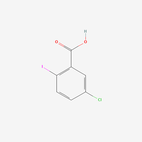 5-Chloro-2-iodobenzoic acid (CAS: 13421-00-6) - Chemical Structure and Molecular Formula 