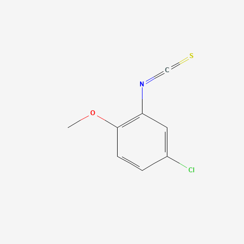 5-CHLORO-2-METHOXYPHENYL ISOTHIOCYANATE (CAS: 63429-99-2) - Chemical Structure and Molecular Formula 