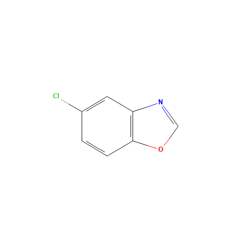 5-CHLOROBENZOXAZOLE (CAS: 17200-29-2) - Chemical Structure and Molecular Formula 