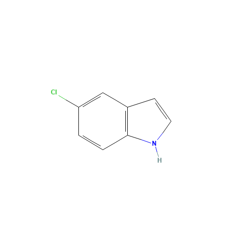 5-Chloroindole (CAS: 17422-32-1) - Chemical Structure and Molecular Formula 