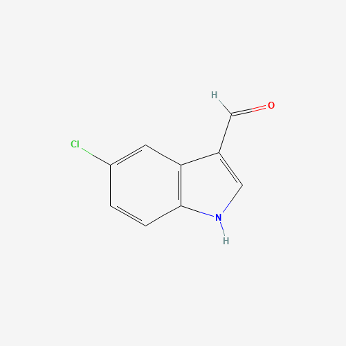 5-Chloroindole-3-carboxaldehyde (CAS: 827-01-0) - Chemical Structure and Molecular Formula 