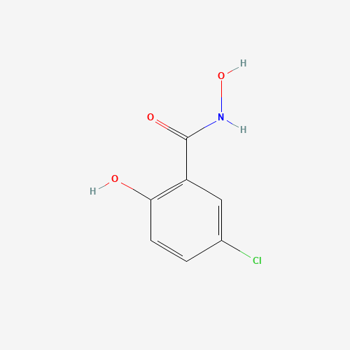 5-CHLORO-N,2-DIHYDROXYBENZAMIDE (CAS: 37551-43-2) - Chemical Structure and Molecular Formula 